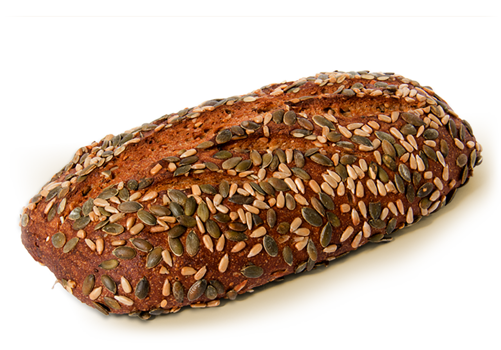 לחם מחמצת שאור כוסמין עם צימוקים בציפוי גרעיני חמניות